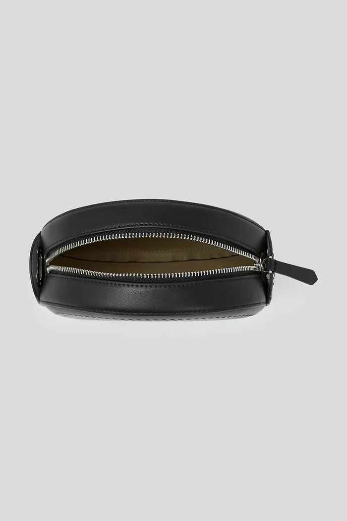 Doplnky Kožená kabelka Karl Lagerfeld K/CIRCLE A3W30059 čierna