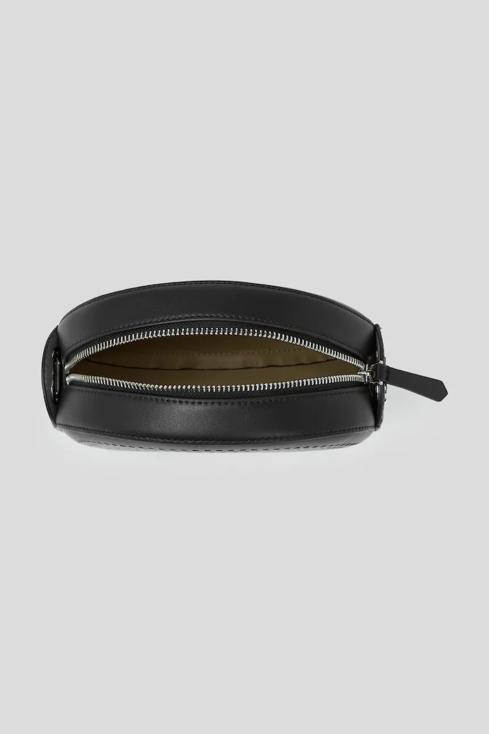 Doplnky Kožená kabelka Karl Lagerfeld K/CIRCLE A3W30059 čierna