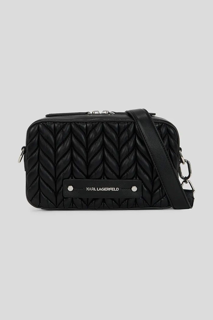 Kabelka Karl Lagerfeld K/WEAVE nezmestí A4 čierna A3W30067