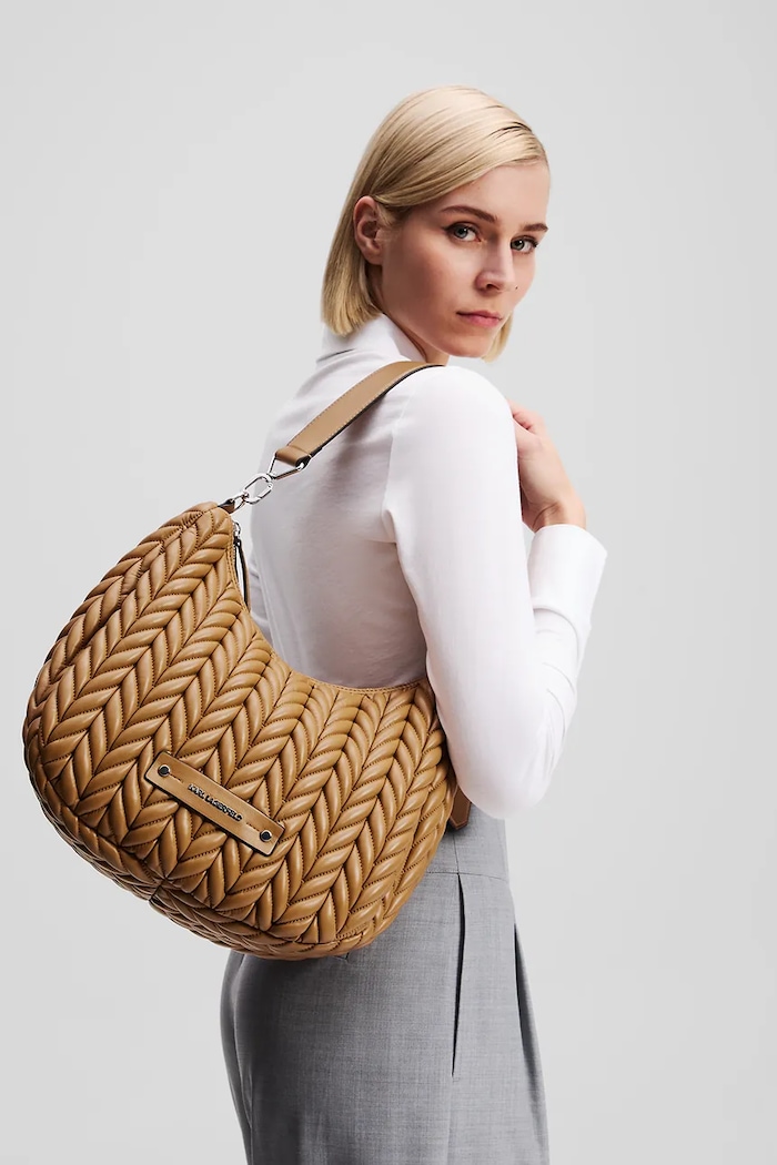 Kabelka Karl Lagerfeld K/WEAVE A3W30147 hnedá AW25