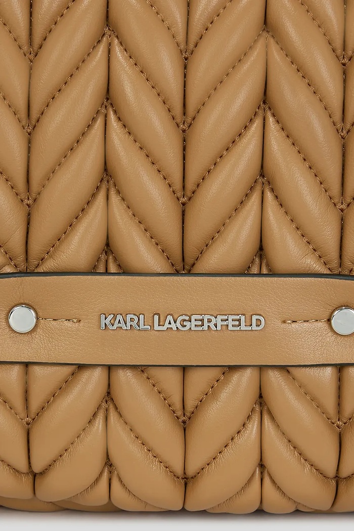 Doplnky Kabelka Karl Lagerfeld K/WEAVE A3W30147 hnedá