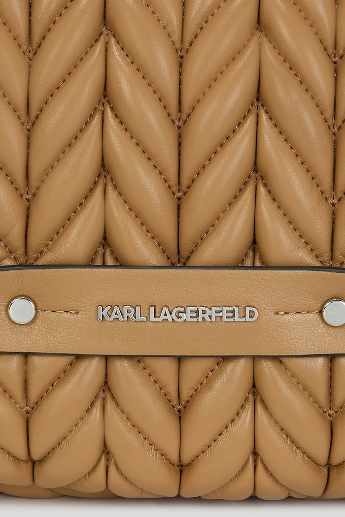 Doplnky Kabelka Karl Lagerfeld K/WEAVE A3W30147 hnedá