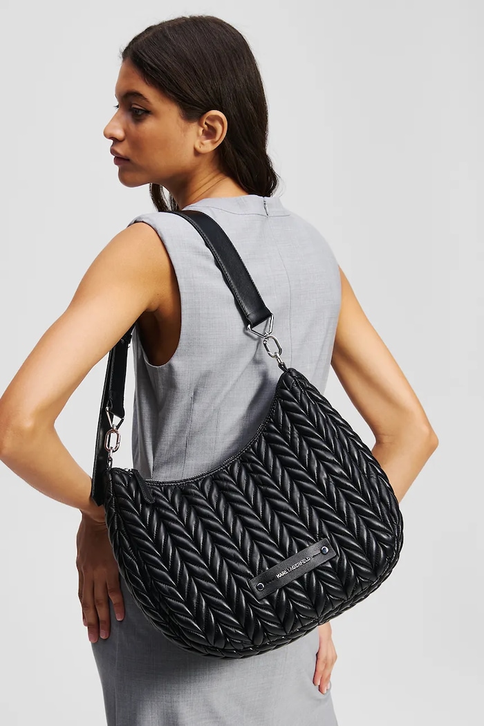 Kabelka Karl Lagerfeld K/WEAVE A3W30147 čierna AW25