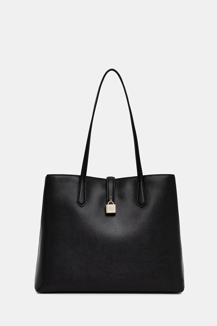 Karl Lagerfeld geantă de piele K/AUTOGRAPH fara curea negru A3W30150