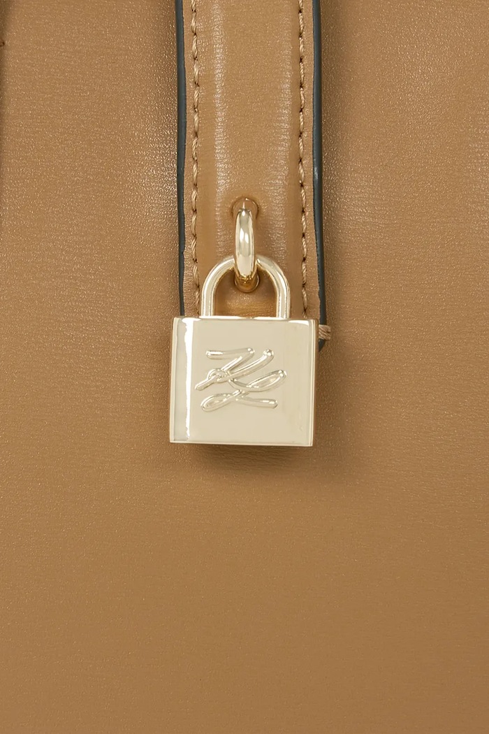 Doplnky Kožená kabelka Karl Lagerfeld K/AUTOGRAPH A3W30151 hnedá