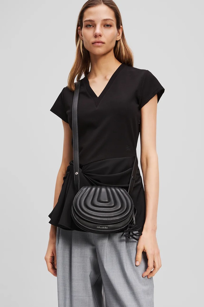Geantă K/WELLEN Karl Lagerfeld negru A3W30259