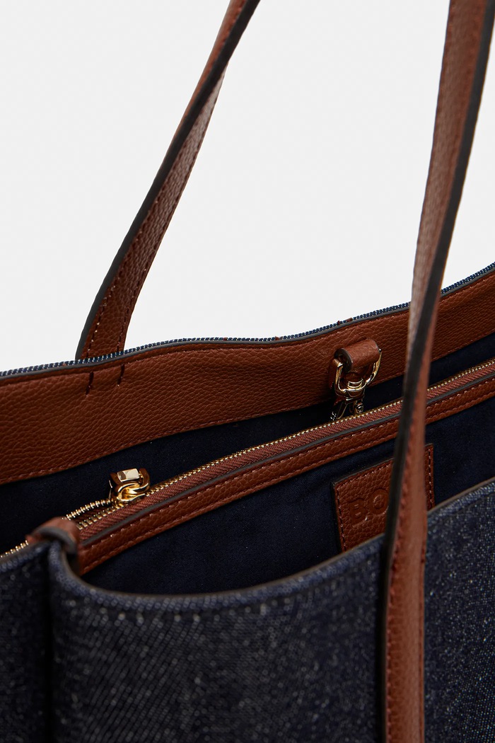 BOSS geantă Anett Tote D 50547575 bleumarin