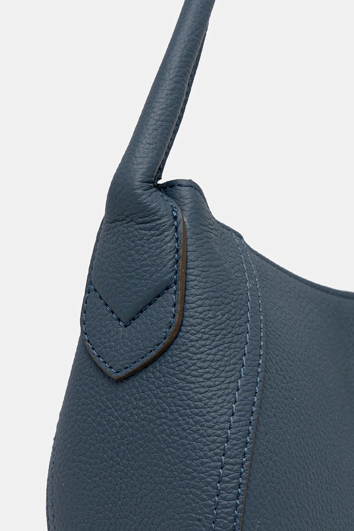 BOSS geantă de piele Lenah SM Hobo albastru 50547946