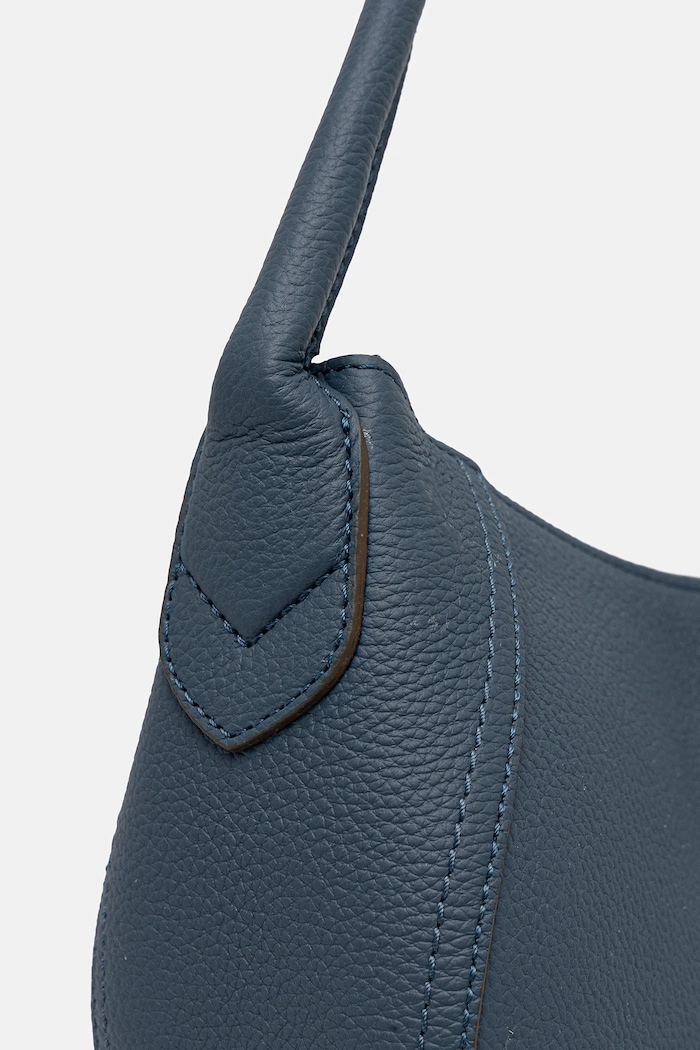 BOSS geantă de piele Lenah SM Hobo albastru 50547946