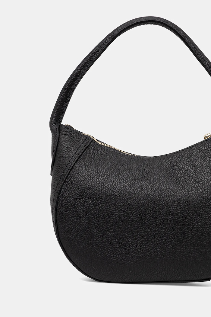 Аксессуары BOSS Кожаная сумочка BOSS Lenah SM Hobo 50547946 чёрный