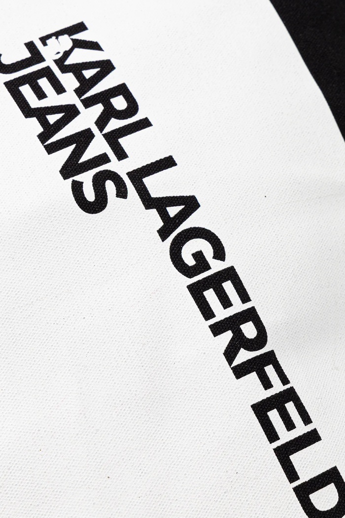 Torebka bawełniana Karl Lagerfeld Jeans czarny A3W50067