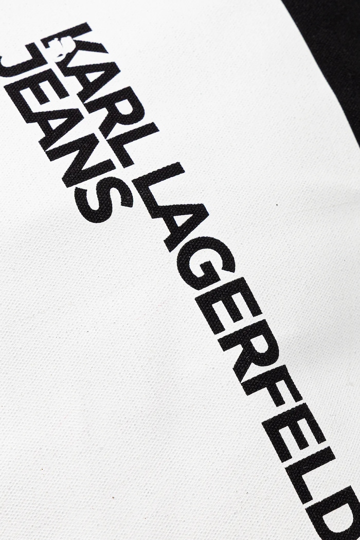 Torebka bawełniana Karl Lagerfeld Jeans czarny A3W50067