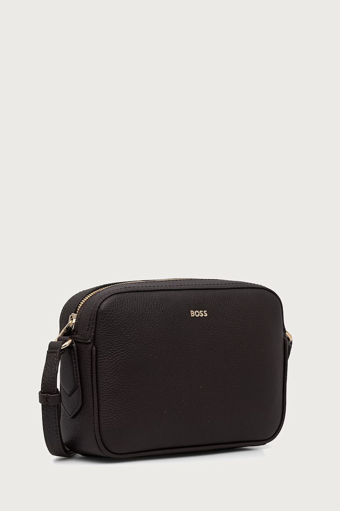 BOSS Crossbody torba za žene od kože Lenah Crossbody 50547733 smeđa SS26