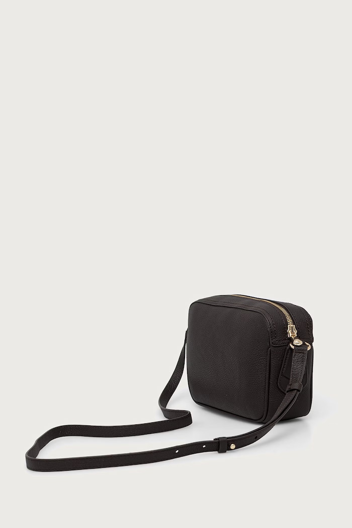 Dodaci BOSS Crossbody torba za žene od kože Lenah Crossbody 50547733 smeđa