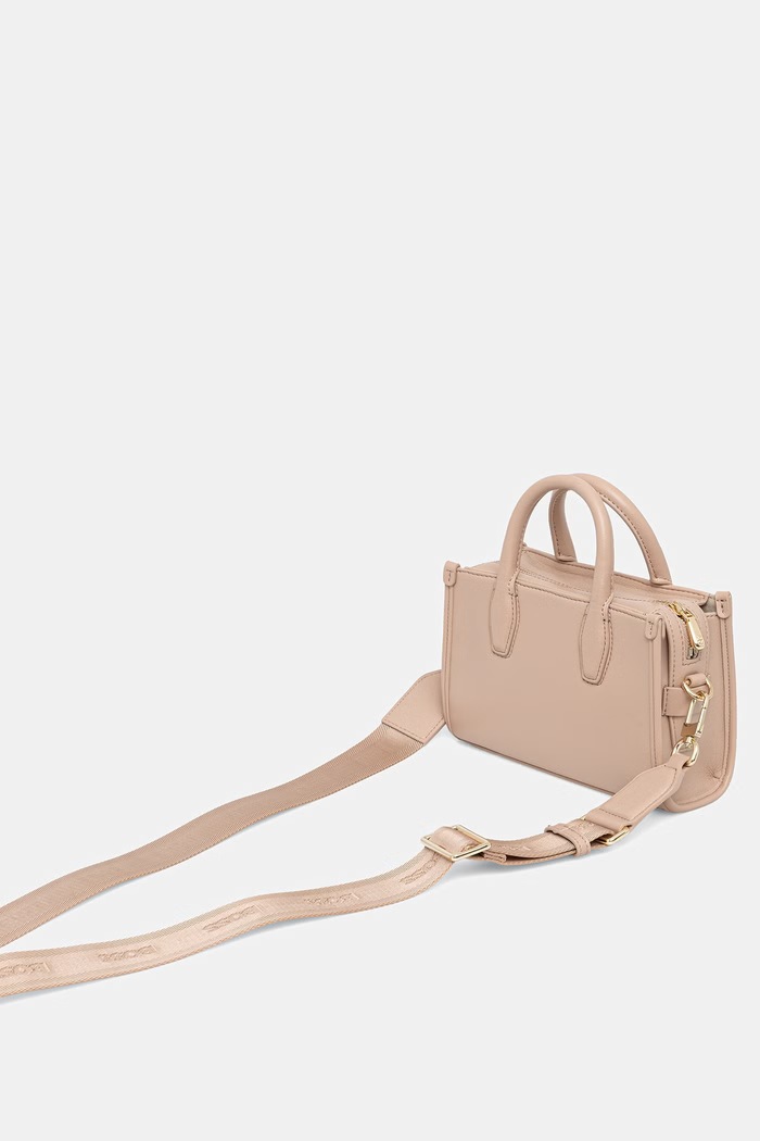 Doplnky BOSS kabelka dámska z imitácie kože Sandy SM Tote 50547766 béžová