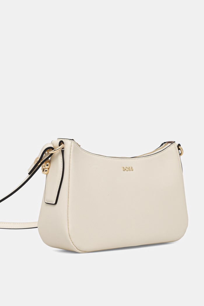 BOSS torebka crossbody damska skórzana NUMAH Minibag 50547773 beżowy SS26