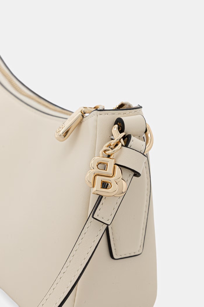 BOSS torebka crossbody damska skórzana NUMAH Minibag beżowy 50547773
