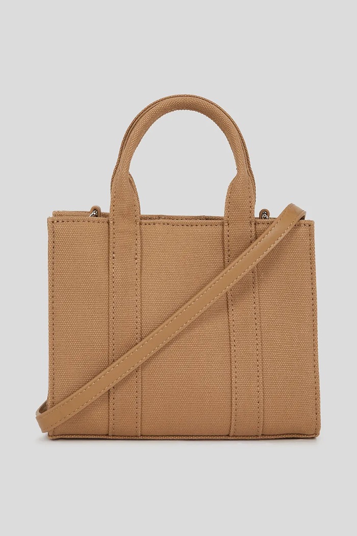 Karl Lagerfeld crossbody kabelka dámska bavlnená K/RSG A3W50118 hnedá SS26