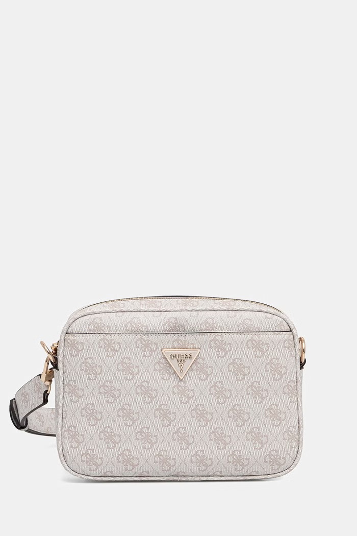 Guess crossbody kabelka dámska z imitácie kože MERIDIAN biela HWSG69.74140