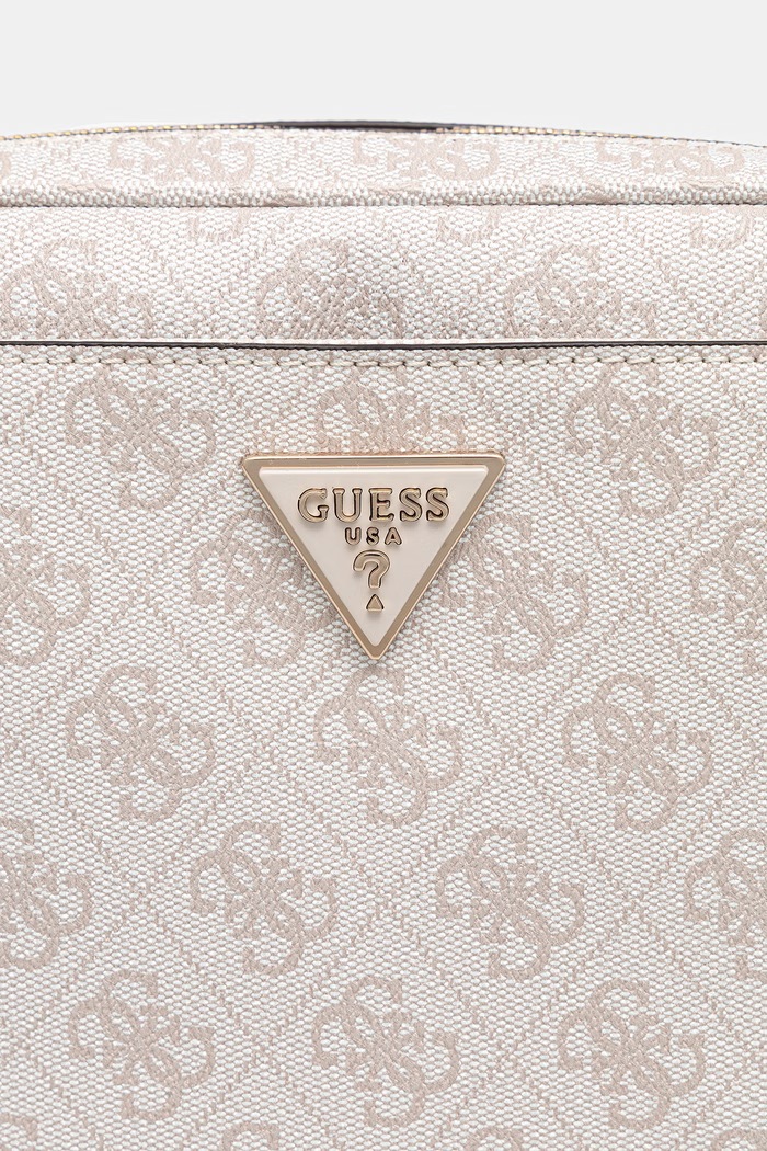 Guess crossbody kabelka dámska z imitácie kože MERIDIAN biela HWSG69.74140