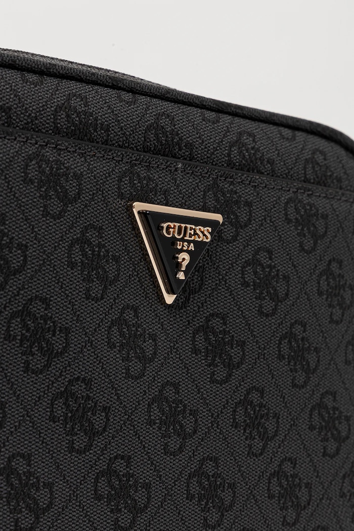 Guess geantă crossbody pentru femei, cu imitație de piele MERIDIAN gri HWSG69.74140