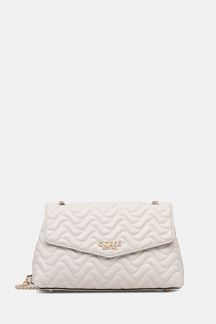 Guess torebka MELISANDRA nie mieści A4 beżowy HWQG96.53210