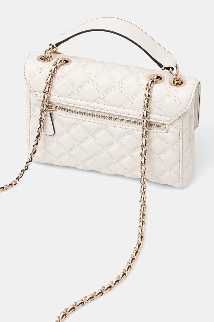 Αξεσουάρ Guess χιαστί γυναικεία GIULLY HWQG96.73200 λευκό