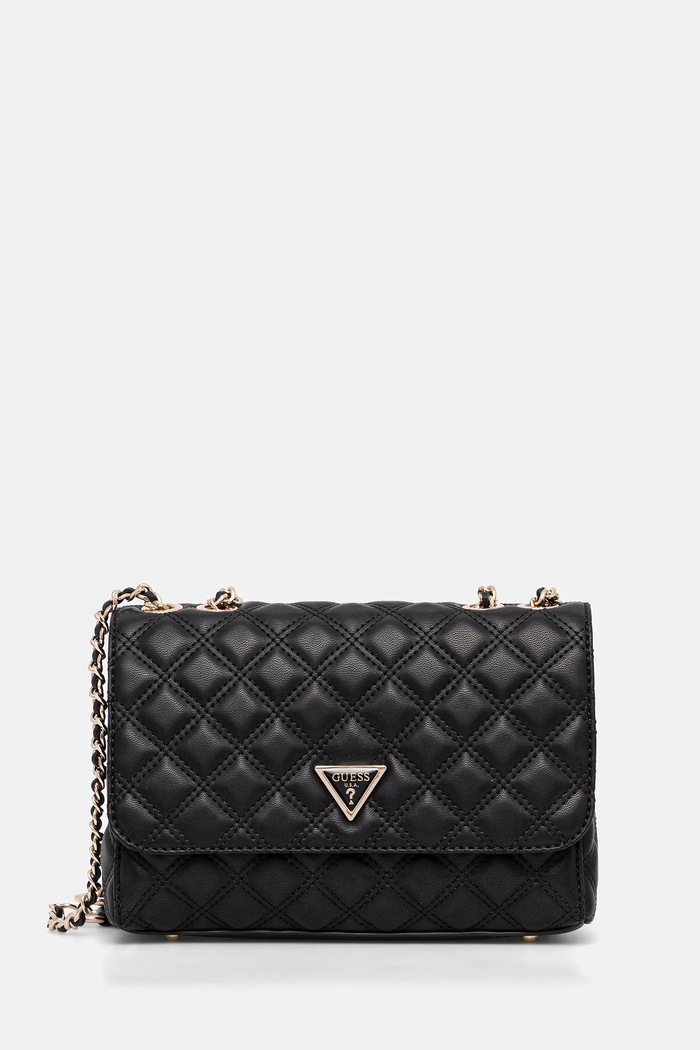 Guess borsa a tracollo da donna GIULLY no nero HWQG96.73200
