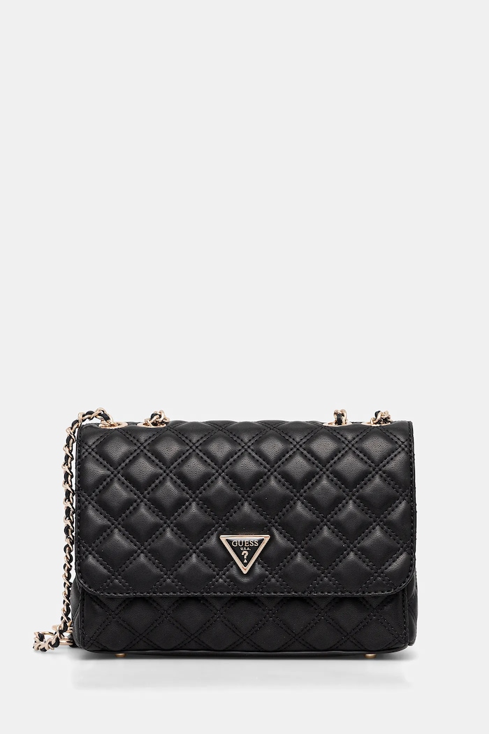 Guess borsa a tracollo da donna GIULLY no nero HWQG96.73200