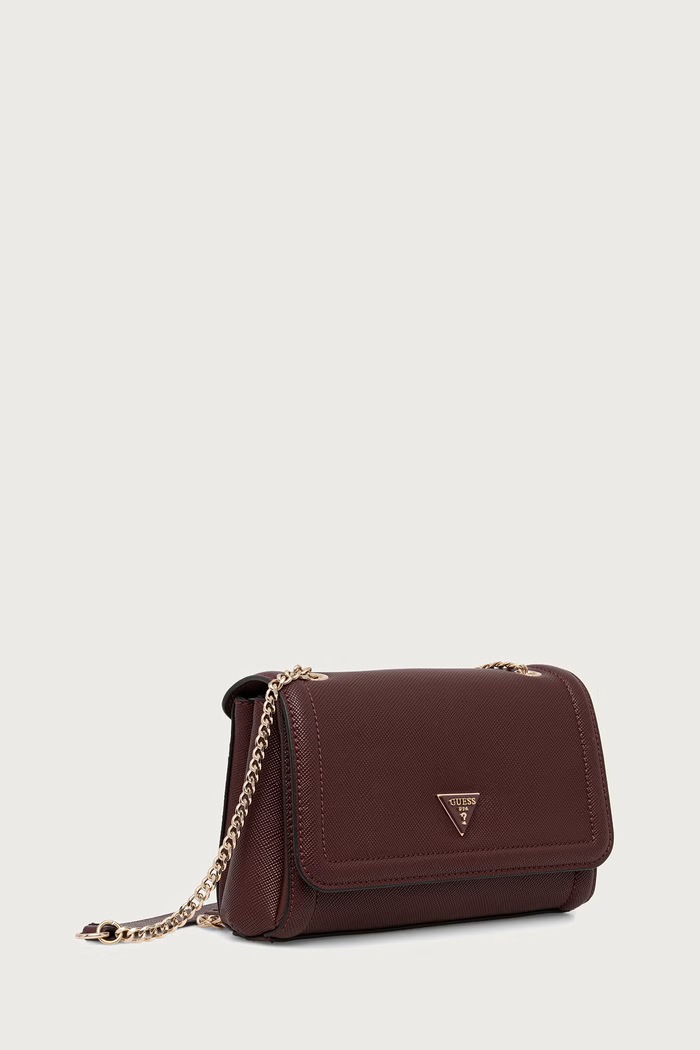 Guess torebka crossbody damska z imitacji skóry NOELLE HWZG96.72210 bordowy SS26