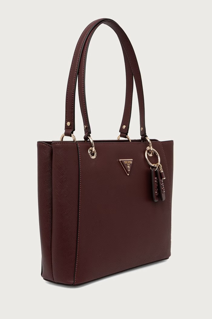 Guess torebka shopper damska z imitacji skóry NOELLE HWZG96.72250 bordowy SS26