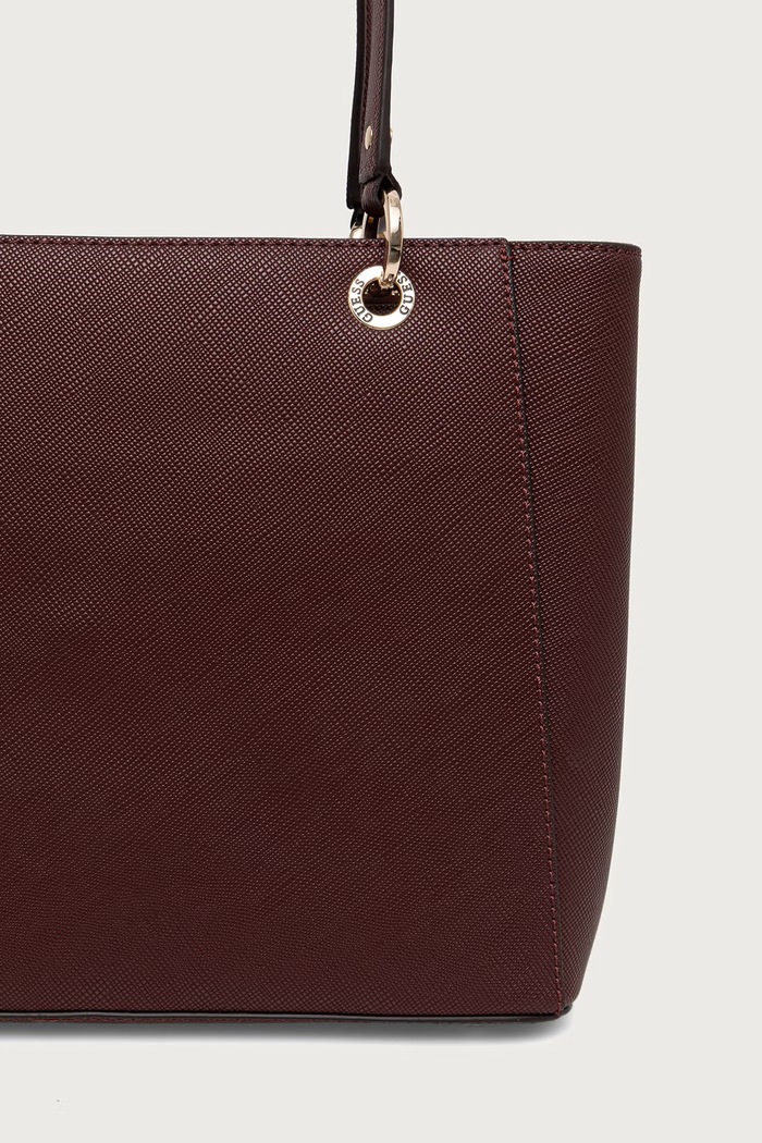Akcesoria Guess torebka shopper damska z imitacji skóry NOELLE HWZG96.72250 bordowy