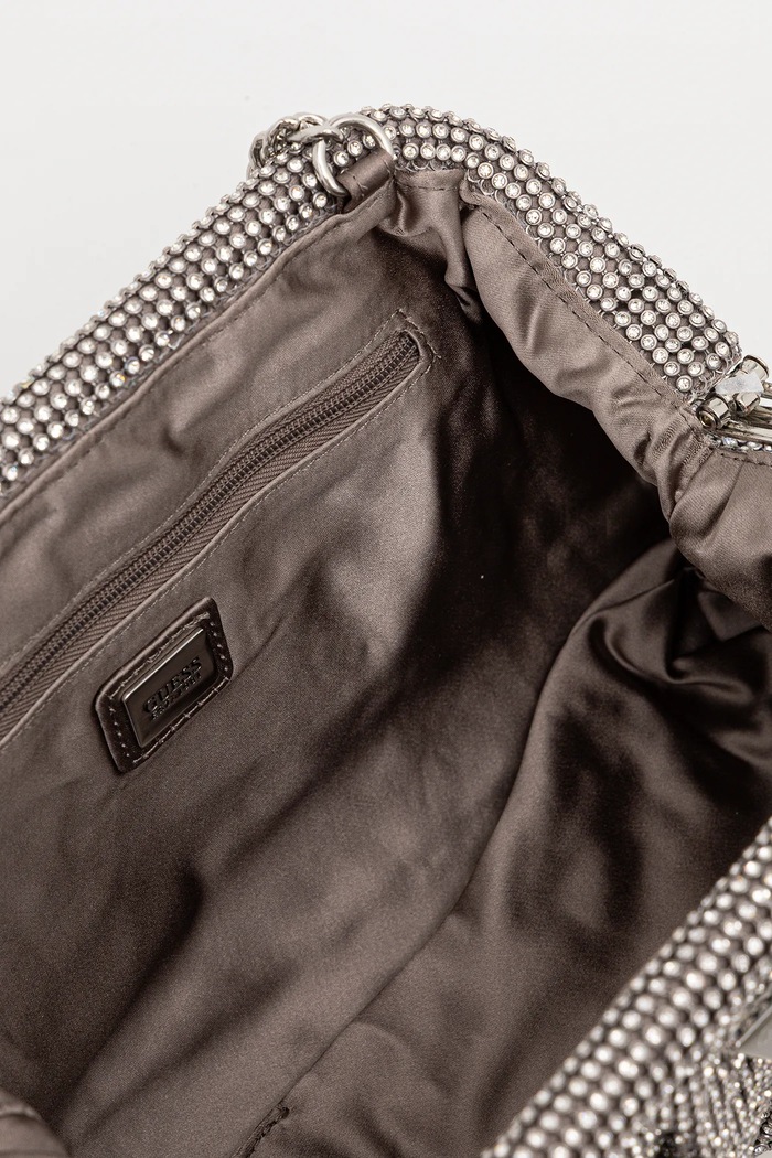 Τσάντα Guess ZALINA HWRY93.50710 ασημί