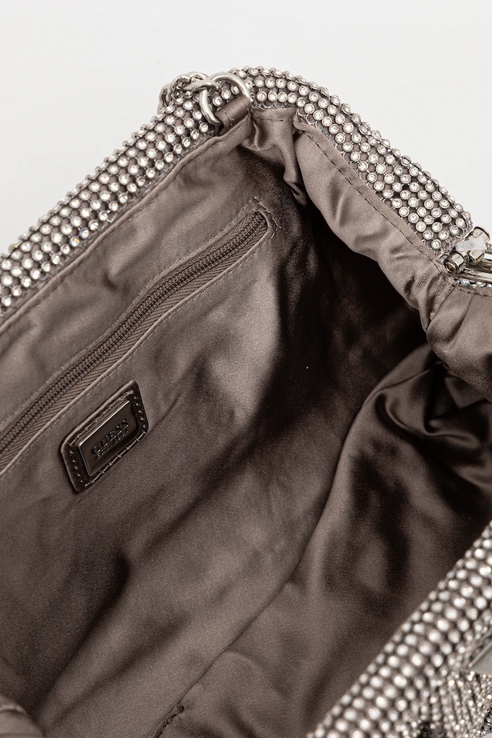 Τσάντα Guess ZALINA HWRY93.50710 ασημί