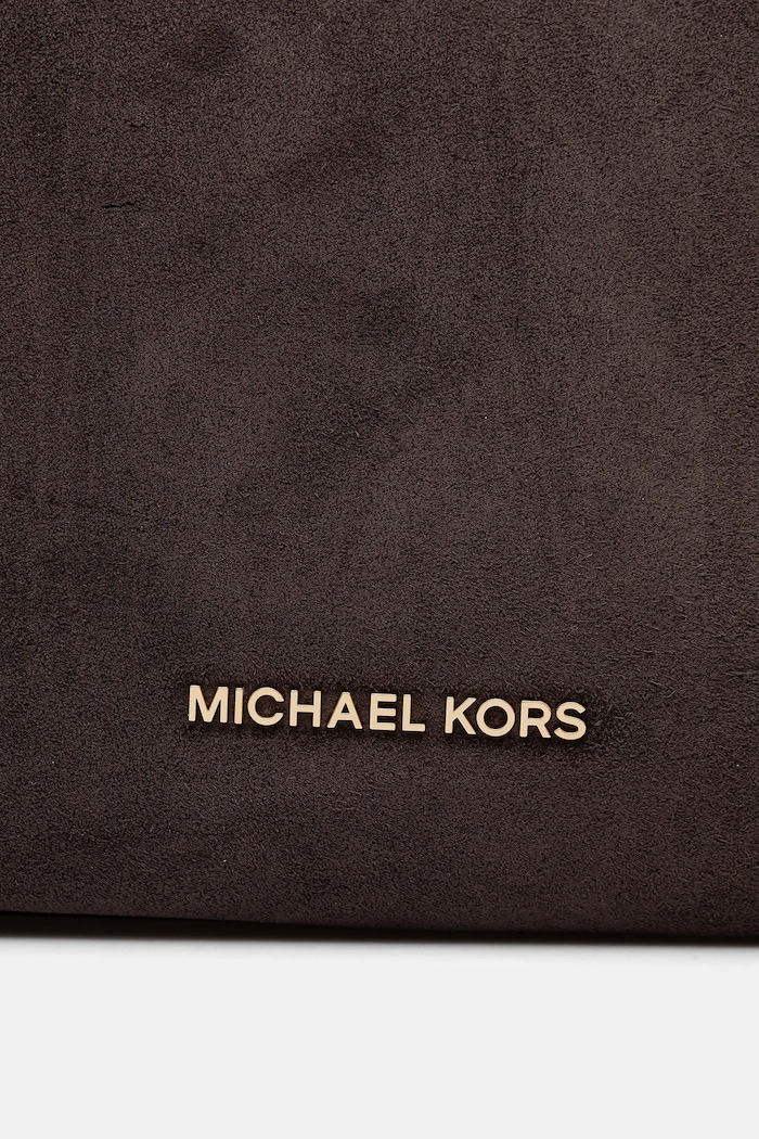 MICHAEL Michael Kors geantă de mână din piele întoarsă LILLIE maro 30F3G0LE3S