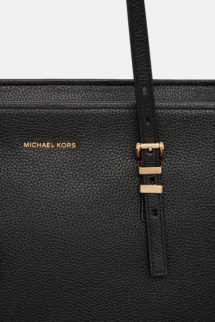 MICHAEL Michael Kors bőr táska QUINN fekete 30T5GQNT9L