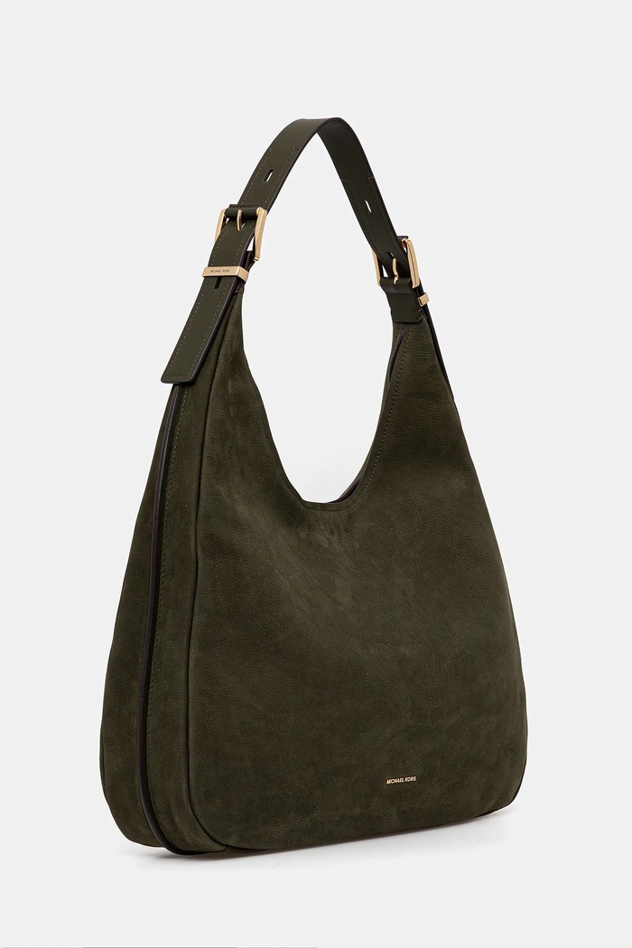 MICHAEL Michael Kors torebka skórzana NOLITA 30F4GY5H3T zielony AA00