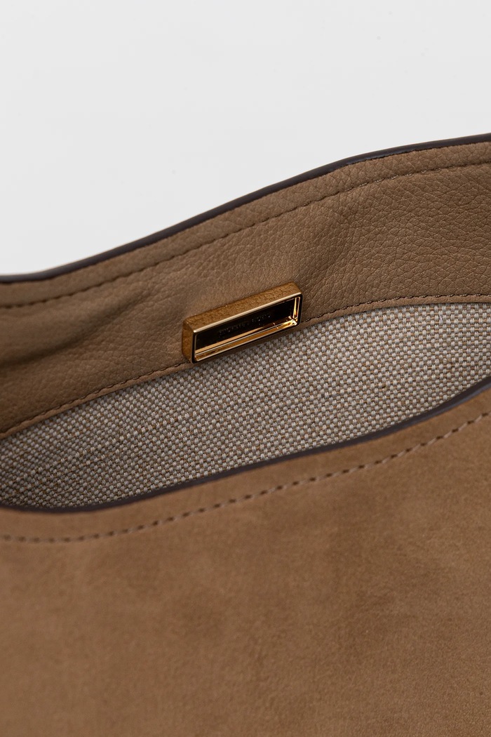 Hobo bag pentru femei din piele NOLITA MICHAEL Michael Kors verde 30F4GY5H3T