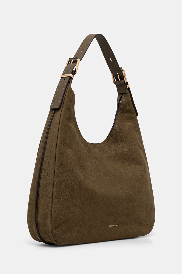 MICHAEL Michael Kors Torebka hobo damska skórzana NOLITA 30F4GY5H3T zielony AA00