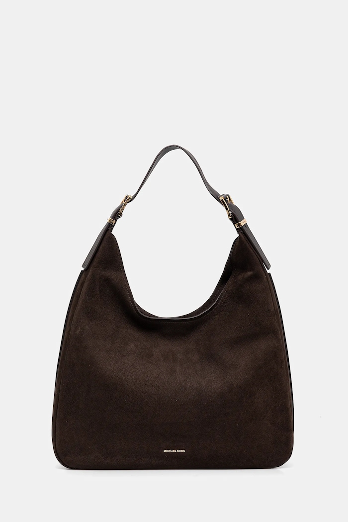 MICHAEL Michael Kors Hobo bag pentru femei din piele NOLITA maro 30F4GY5H3T