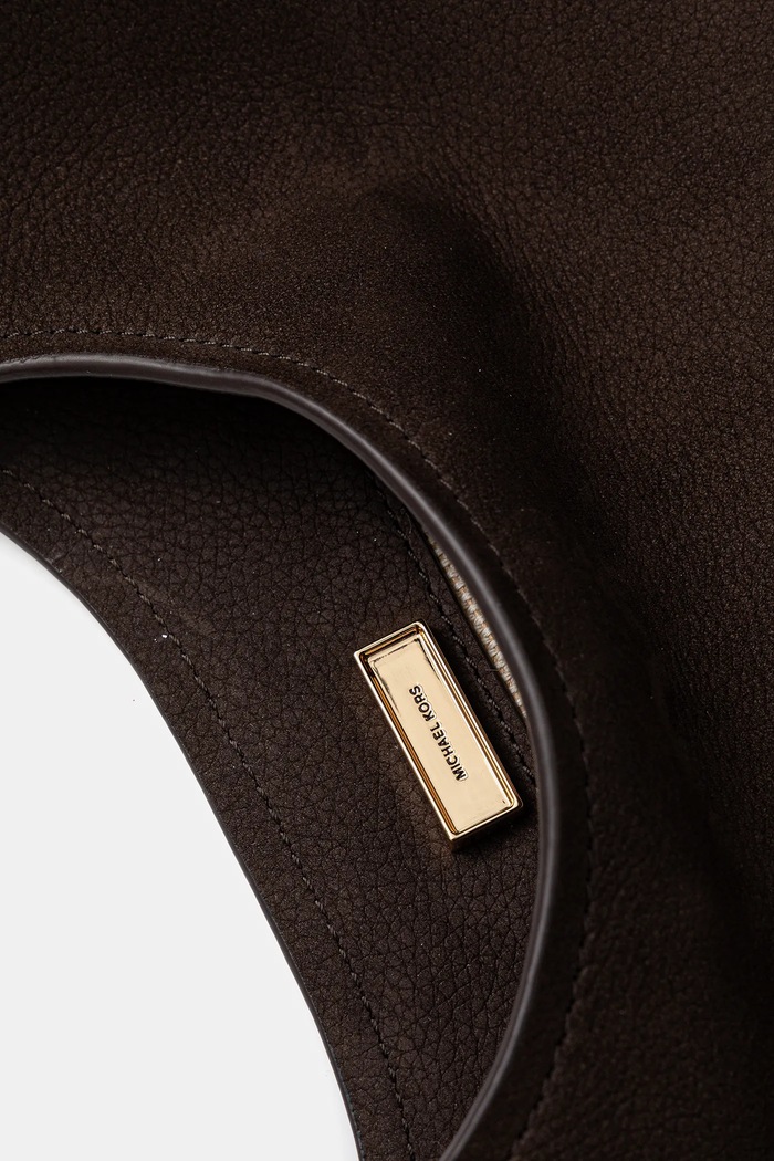 Hobo bag pentru femei din piele NOLITA MICHAEL Michael Kors maro 30F4GY5H3T