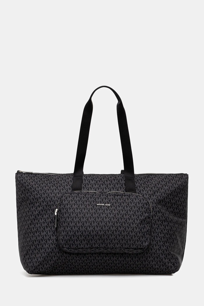 Oboustranná kabelka MICHAEL Michael Kors TANNER vzorovaný černá 30T5STNT3C