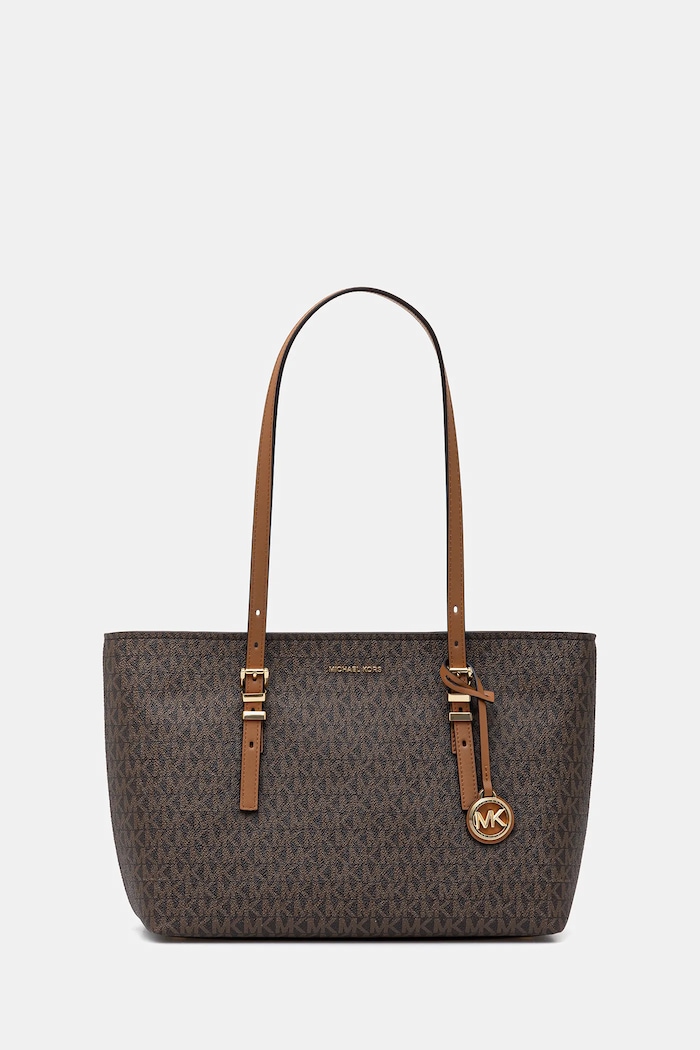 MICHAEL Michael Kors torebka QUINN mieści A4 brązowy 30T5GQNT2B