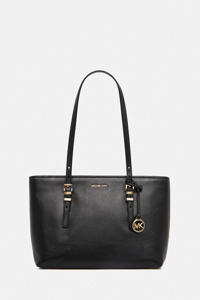MICHAEL Michael Kors Geantă shopper pentru femei din piele QUINN negru 30T5GQNT2L