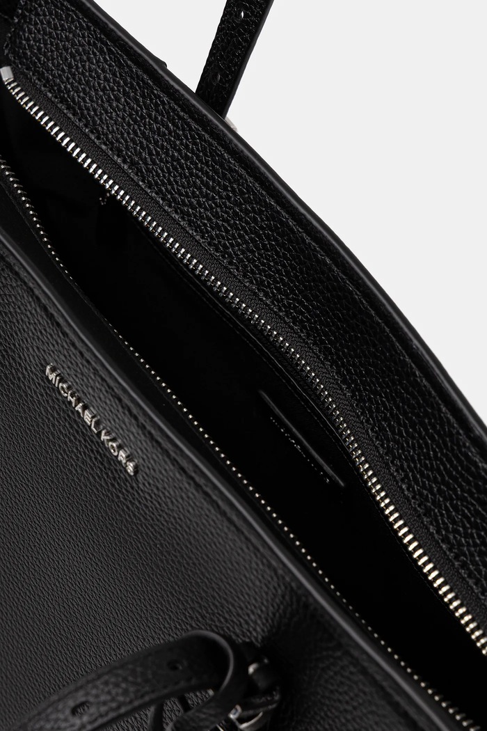 MICHAEL Michael Kors torebka skórzana QUINN 30T5SQNT2L czarny