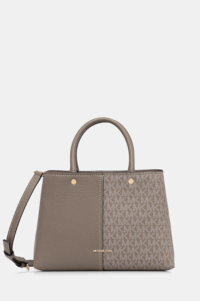 MICHAEL Michael Kors geantă FLORA nu incape in A4 bej 30T5GFFS2B