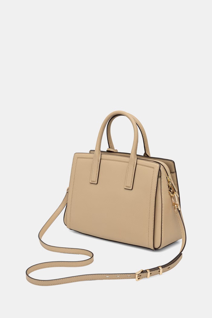 Akcesoria MICHAEL Michael Kors torebka damska skórzana LAILA 30R5G9IS6L beżowy