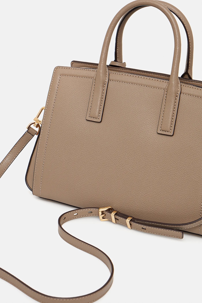 Akcesoria MICHAEL Michael Kors torebka damska skórzana LAILA 30R5G9IS6L beżowy