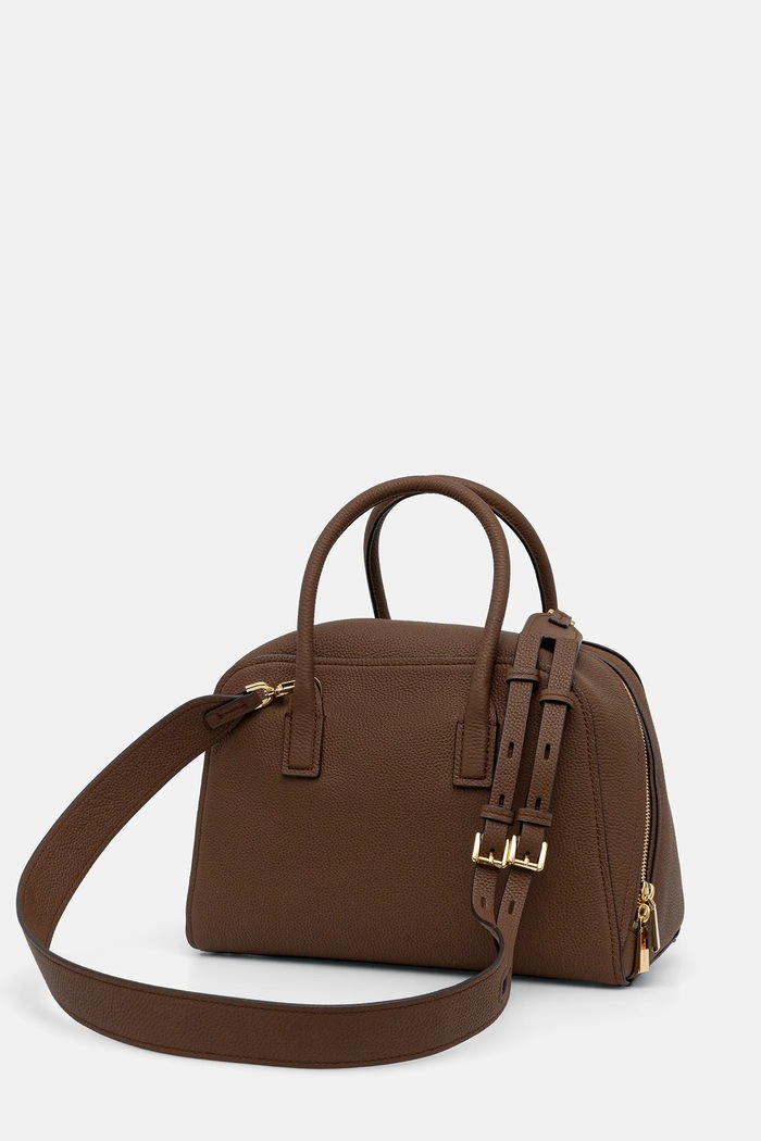 Accesorii MICHAEL Michael Kors Geantă de piele ASHTON 30S5G9QS6L maro