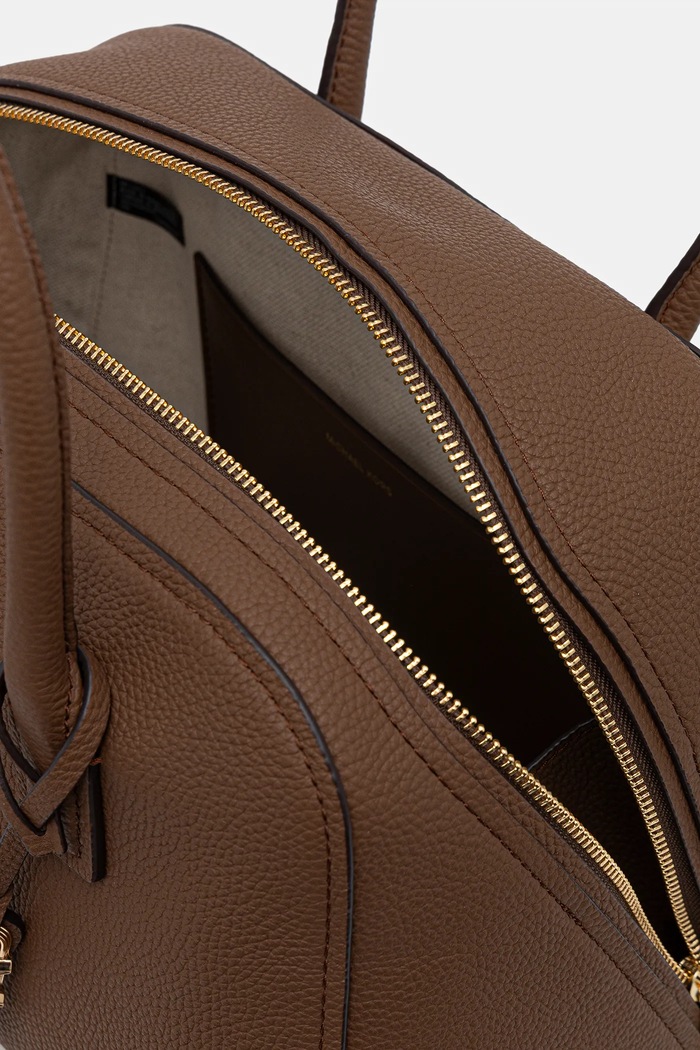Geantă de piele ASHTON MICHAEL Michael Kors maro 30S5G9QS6L